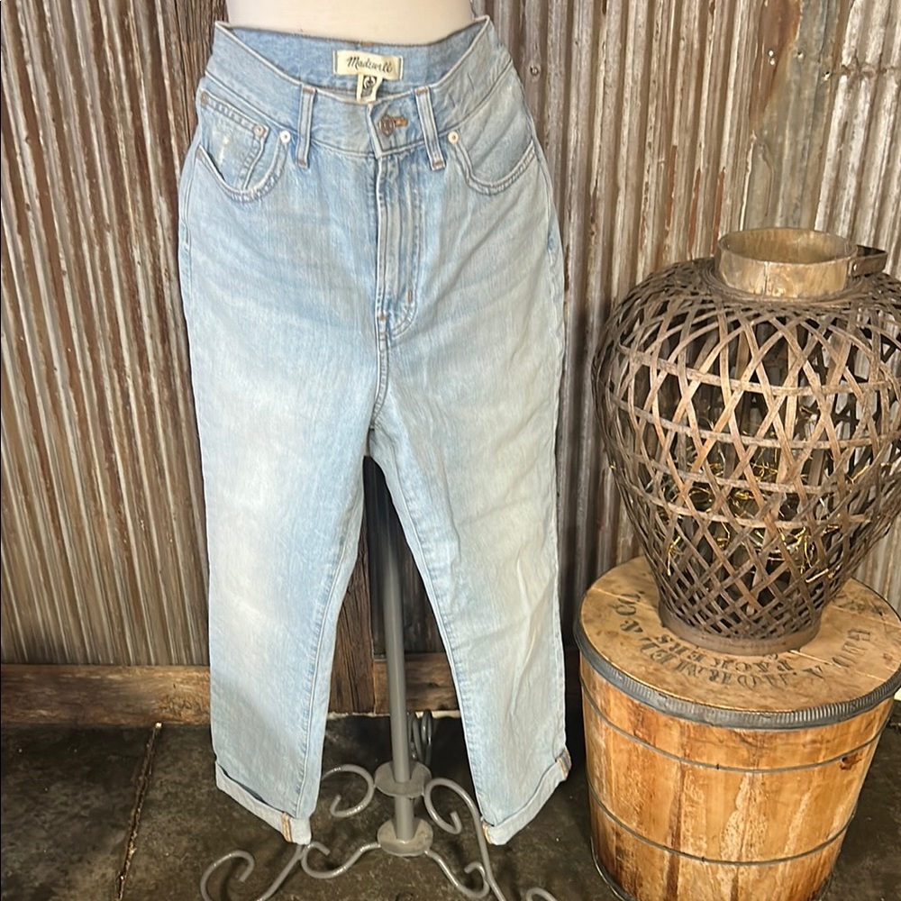 Madewell Light Blue Ankle & Cropped Jeans